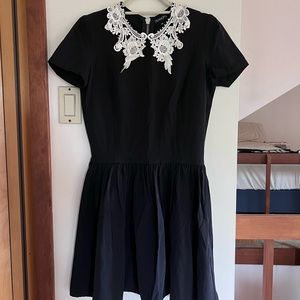 Deandri Roselle Lace Collar Dress